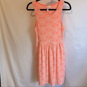 Girls floral skater dress